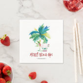 Christmas Napkins Tropical Beach Serviette (Beispiel)