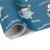 Christmas Narwhal Geschenkpapier (Rolleneckpunkt)