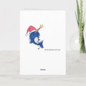 Christmas Narwhale Karte (Rückseite)