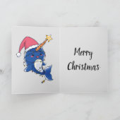 Christmas Narwhale Karte (Innenseite)