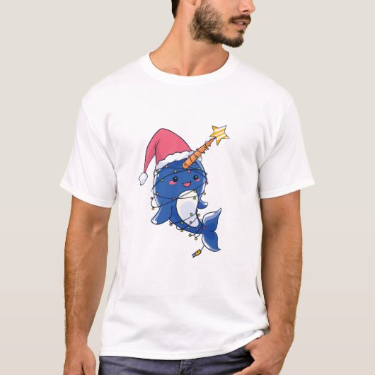 Christmas Narwhale T-Shirt (Vorderseite)
