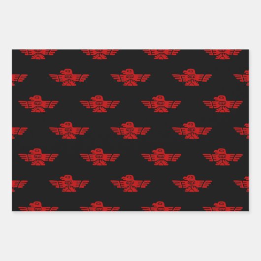 Christmas Native Thunderbird-Geschenk Geschenkpapier Set (Vorderseite 3)