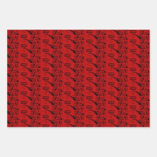 Christmas Native Thunderbird-Geschenk Geschenkpapier Set (Vorderseite)