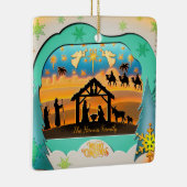 Christmas Nativity Scene 3D | Religious Holiday Keramikornament (Rechts)