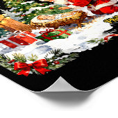 Christmas Nativity Scene Every Knee Shall Bow Sant Poster (Ecke)