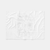 Christmas Nativity Scene For God So Loved The Worl Fleecedecke (Vorderseite (Horizontal))