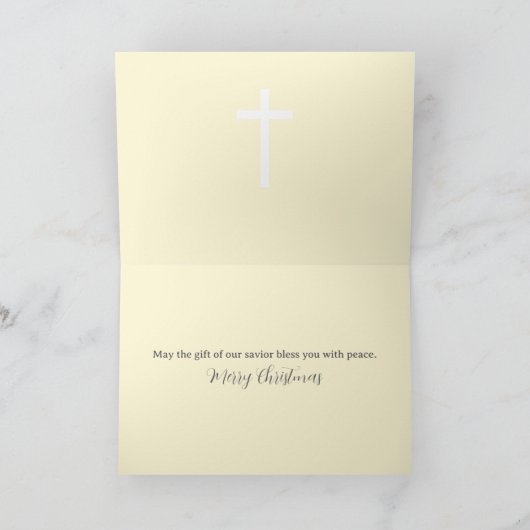 Christmas Nativity Scripture Isaiah Bethlehem Karte (Innenseite)