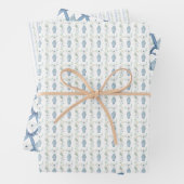 Christmas Navy Ginger Jar Geschenkpapier Set (Beispiel)