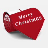 Christmas Neck Tie Funny Weihnachtsmann Design Ges Krawatte (Gerollt)