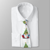 Christmas Neck Tie Gnomes mit Geschenken Krawatte (Gebunden)