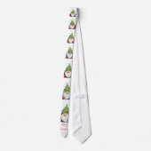 Christmas Neck Tie Gnomes mit Geschenken Krawatte (Rückseite)