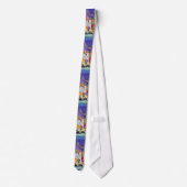 Christmas Neck Tie mit Happy Party Couple Gnome Krawatte (Rückseite)
