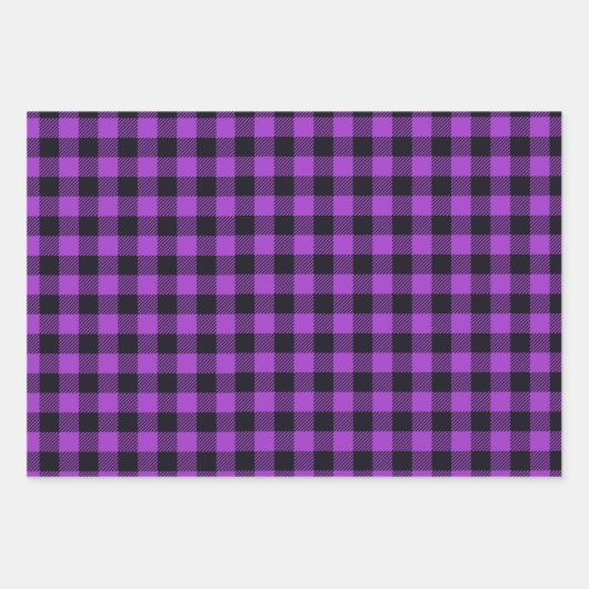 Christmas Neon Violet Geschenkpapier Set (Vorderseite 2)