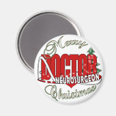 CHRISTMAS NEUROSURGEON MAGNET (Vorderseite/Rückseite)