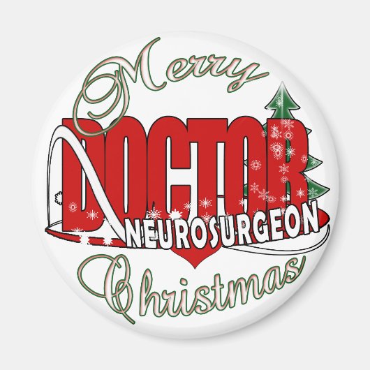 CHRISTMAS NEUROSURGEON MAGNET (Vorne)