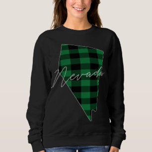 Christmas Nevada Buffalo Kariert Unique USA Zuhaus Sweatshirt
