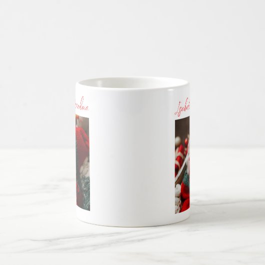 Christmas New Grandchild Grandma Kaffeetasse (Mittel)