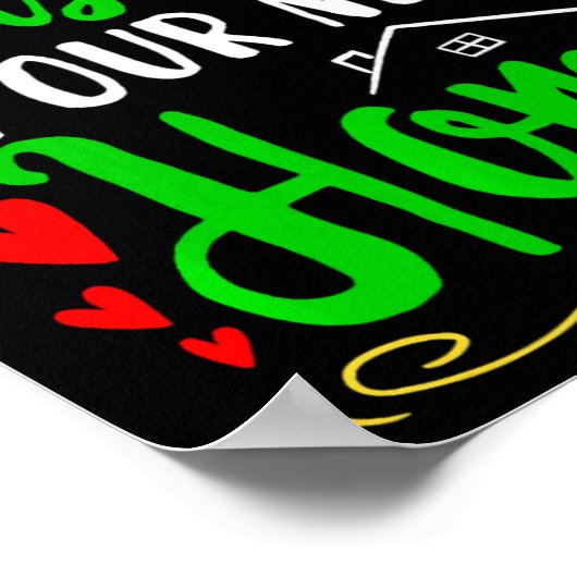 Christmas New Home Xmas Homeowner Our First Apartm Poster (Ecke)