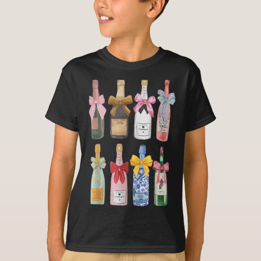 Christmas New Year Champagne Gl Coquette Bot-tle M T-Shirt (Vorderseite)