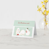 Christmas New Year Funny Any One Karte (Gelbe Blume)