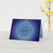 Christmas & New Year’s Greeting Card Karte (Gelbe Blume)