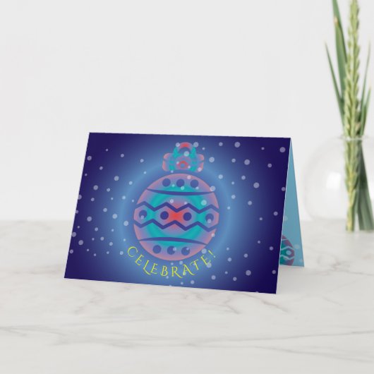 Christmas & New Year’s Greeting Card Karte (Vorderseite)