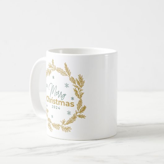 Christmas nice botanical mug kaffeetasse (Vorderseite Links)