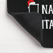 Christmas Nice Naughty Italian Funny Xmas Holiday Mousepad (Ecke)