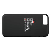 Christmas Nice Naughty Its Complicated Case-Mate iPhone Hülle (Rückseite (Horizontal))