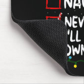 Christmas Nice Naughty Never Mind I'll Buy My Own  Mousepad (Ecke)