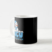 Christmas Nicu Snowman Neonatal Icu Nurse Squad Nu Kaffeetasse (Vorderseite Links)