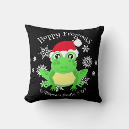Christmas Niedlich Frog Weihnachtsmannmütze Novelt Kissen