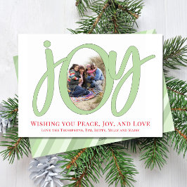 Christmas Niedlich Joy Typografie Simple Whimsical Feiertagskarte