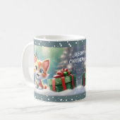 Christmas Niedlich Kitty Cat Lover Name Tasse (Vorderseite Links)