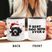 Christmas Niedlich Poodle Dog Personalisiert Tasse