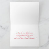 Christmas Niedlich Poodle Karte (Innenseite)