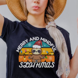 Christmas Niedlich Sloth Lover Pun Shirt