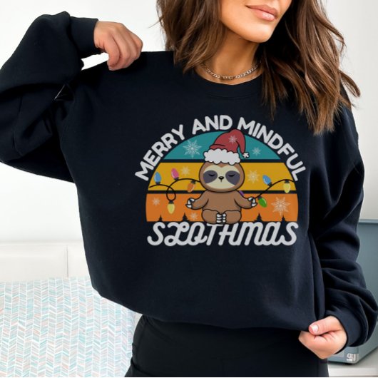 Christmas Niedlich Sloth Lover Pun Sweatshirt