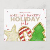 Christmas Niedlich Whimsical Sweet Cookie Exchange Postkarte (Vorderseite)