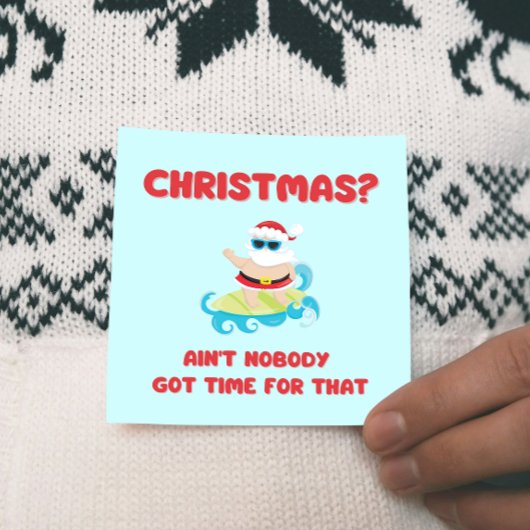 Christmas? Niemand Got Zeit für diesen Witz