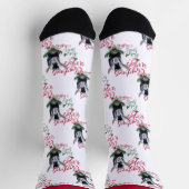 Christmas Nigerian Zwarf Baby Goat wünscht Socken (Oben)