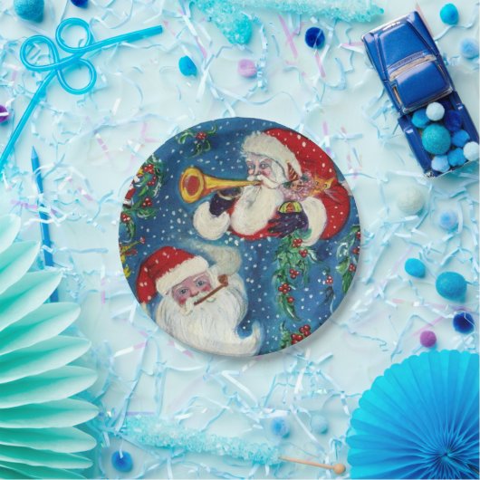 CHRISTMAS NIGHT / DREI SANTA PAPPTELLER (Party)