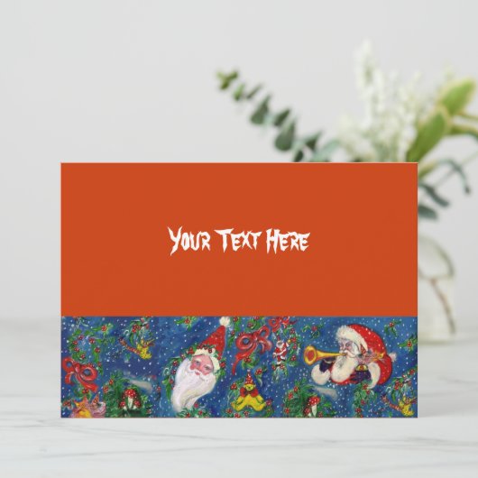 CHRISTMAS NIGHT FERIENPARTEI EINLADUNG (Stehend Vorderseite)