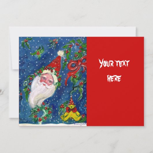 CHRISTMAS NIGHT FERIENPARTEI EINLADUNG (Rückseite)