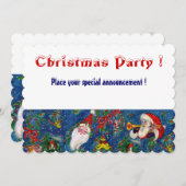 CHRISTMAS NIGHT FERIENPARTEI EINLADUNG (Vorne/Hinten)
