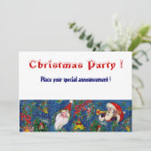 CHRISTMAS NIGHT FERIENPARTEI EINLADUNG (Stehend Vorderseite)