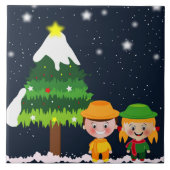 CHRISTMAS NIGHT FLIESE (Vorderseite)