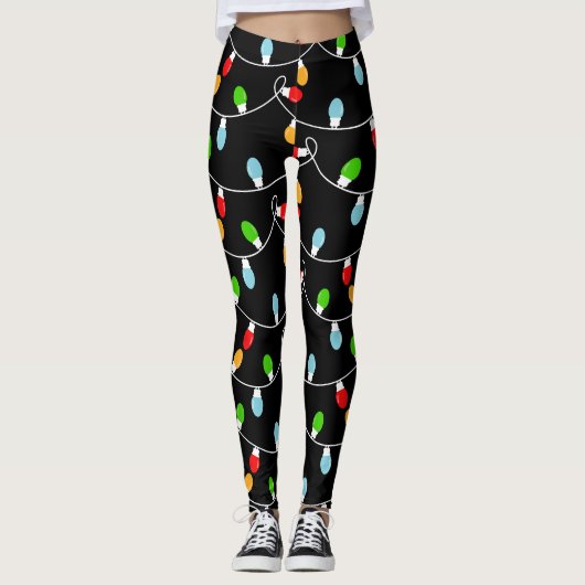 Christmas Night Lights Leggings (Vorderseite)