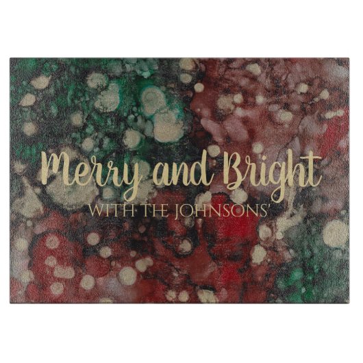 Christmas Night Lites Schneidebrett (Vorderseite)