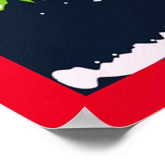 CHRISTMAS NIGHT POSTER (Ecke)